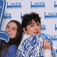 Leanne Tibbe posing with girl